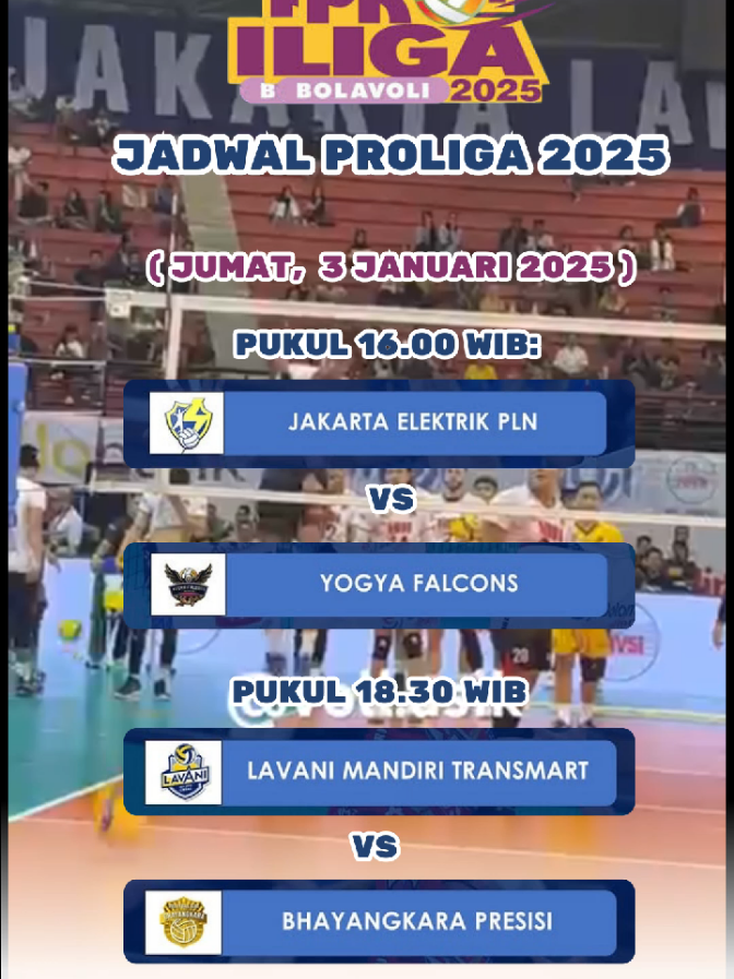 jangan lupa dukung team kesayanganmu #voliindonesia #voliasik #volikampung #Volyindo #proliga #proliga2025 #volleyball #volipemula 