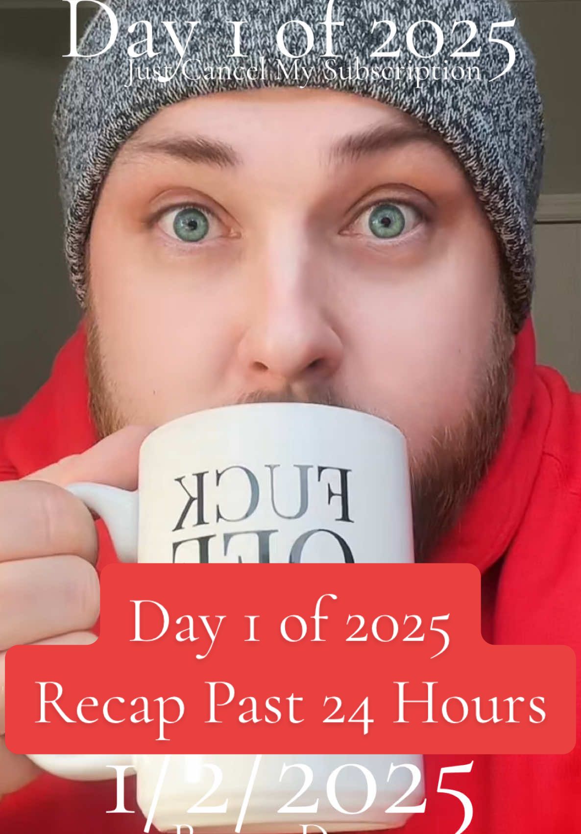 1/2/2025: Day 1 of 2025 recap #greenscreen #2025 #recap #news 