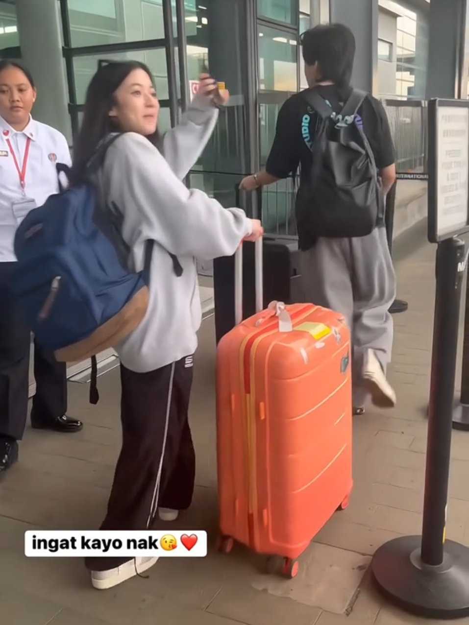 safe flight couple kesayanganku 🤍 kyler kylin pasti sedih 🥺 #kairi #sze #kaisze 