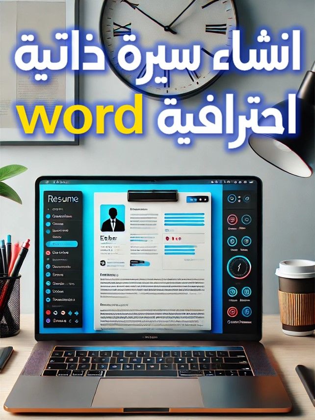 انشاء سيرة ذاتية احترافية باستخدام word فقط #technology #tech #word #office #CV