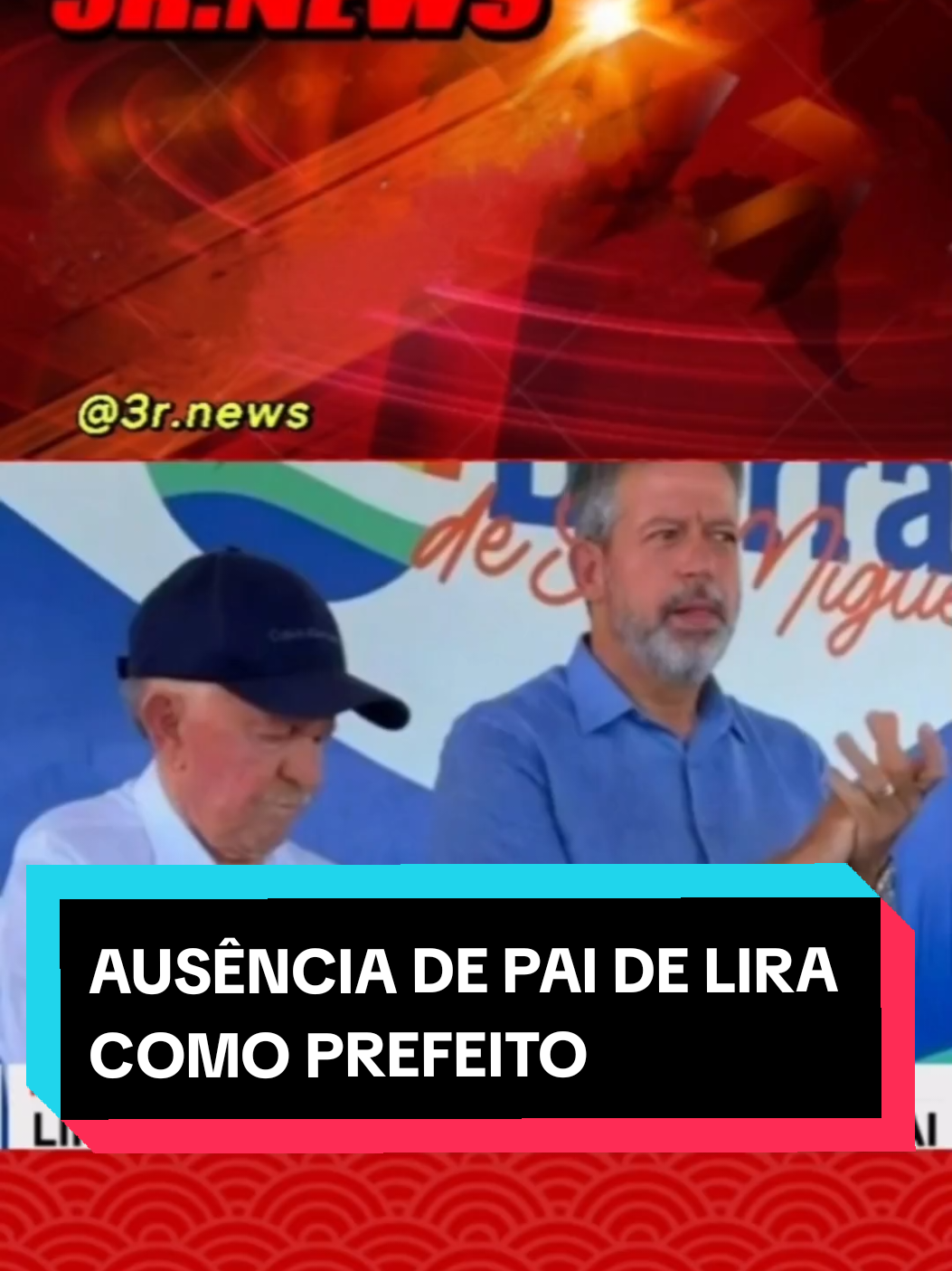 Ausência de pai de Lira como prefeito  #noticias #politica 