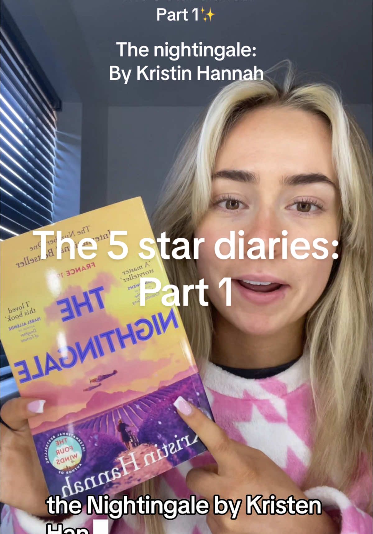 The 5 star diaries: part 1 (The Nightingale by Kristin Hannah) This is a series where I will be posted reviews of all the 5 star books I find in 2025! #BookTok #thenightingale #kristinhannah #5starreads 