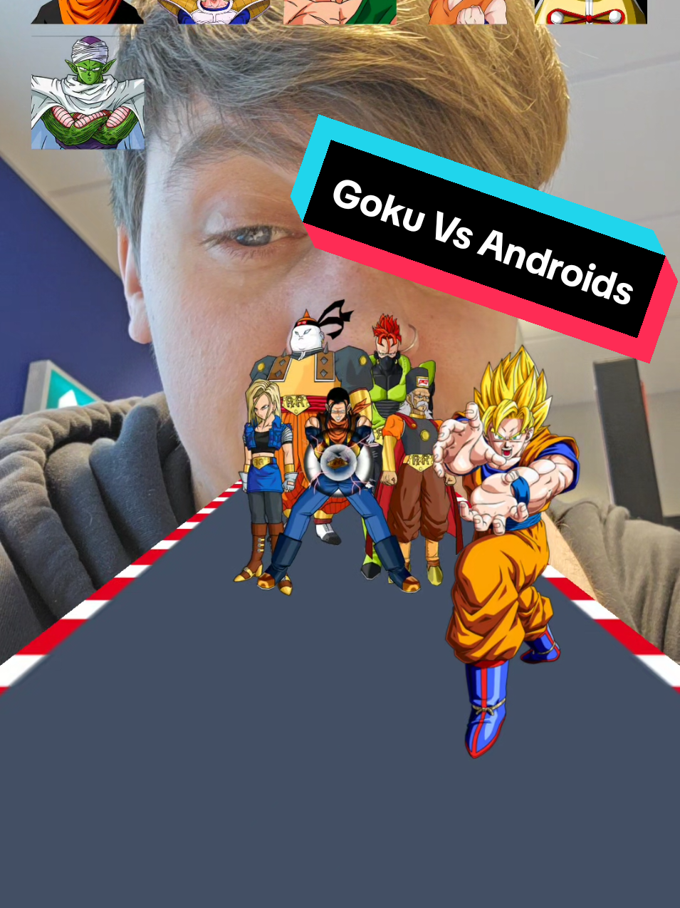 Goku Fights Androids #fyp #goku #gokuedit #dbz #android #game 