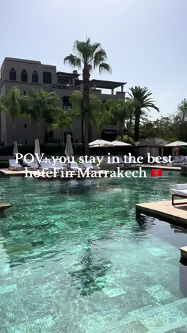 Best hotel in Marrakech  #hotel #luxury #pov #morroco #traveltiktok #traveling #holiday #marrakech 