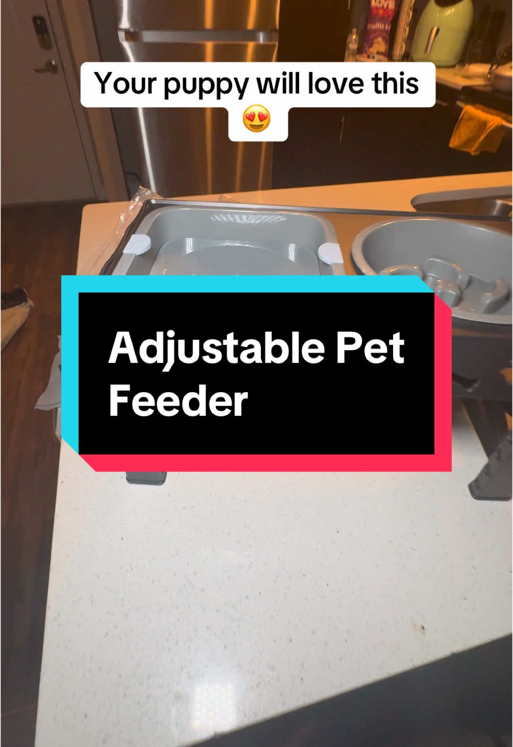 Adjustable Pet Feeder #petfeeder #petfeeder  