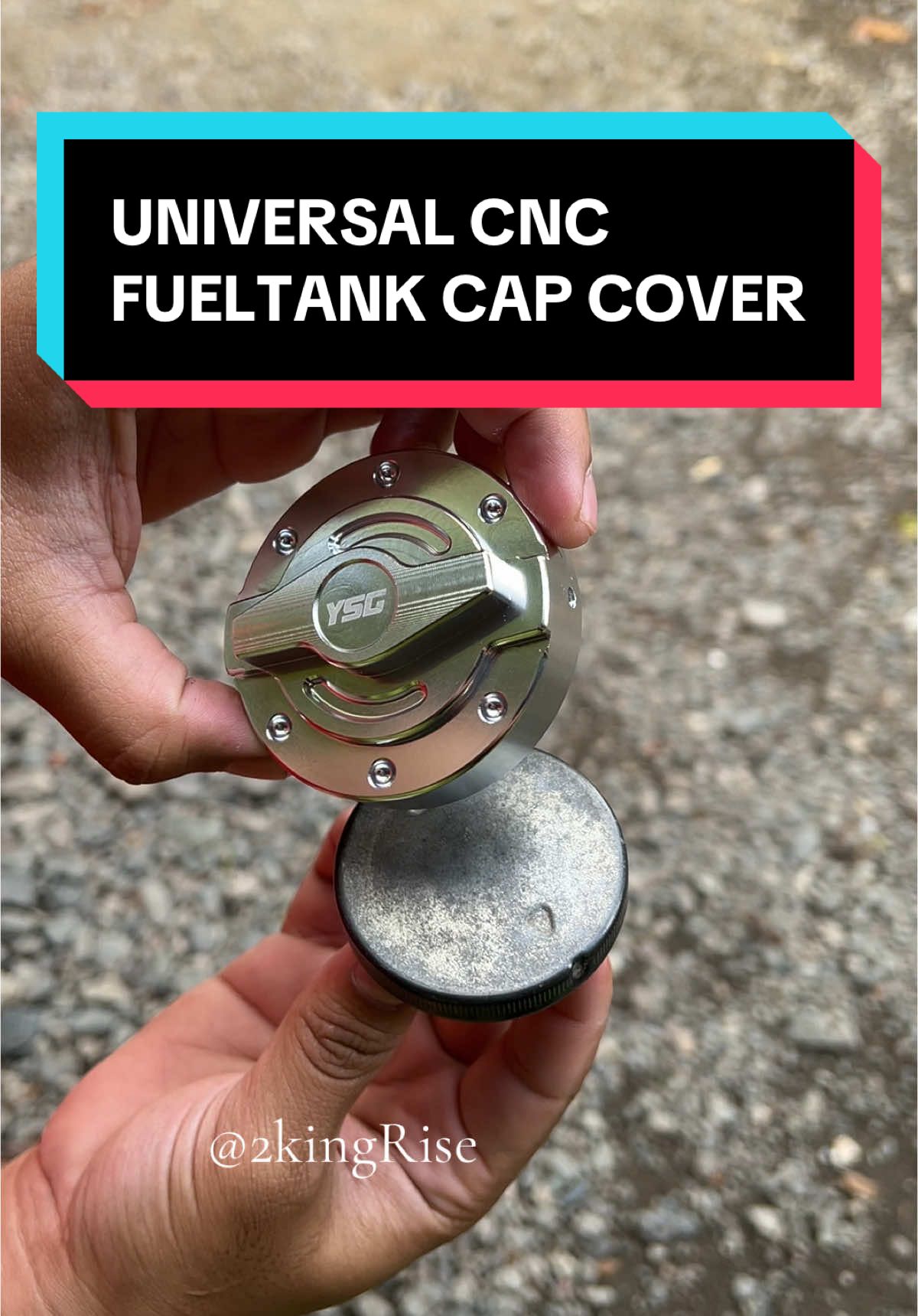 Universal cnc alloy fuel tank cover for motorcycle. #motorcycleaccessories #fueltankcover #gastankcover #motorcycleparts #motorcyclepartstiktok 