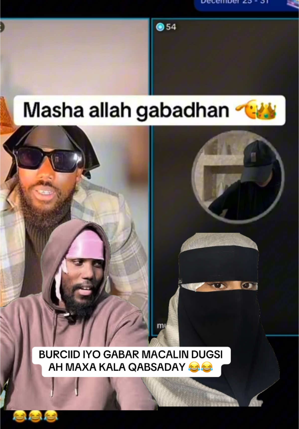 burciid dhiiqu lugaha la galay 😂😂 #burciidow #somalitiktok #viral_video #happyhilwaahmed #sumayaqurux 