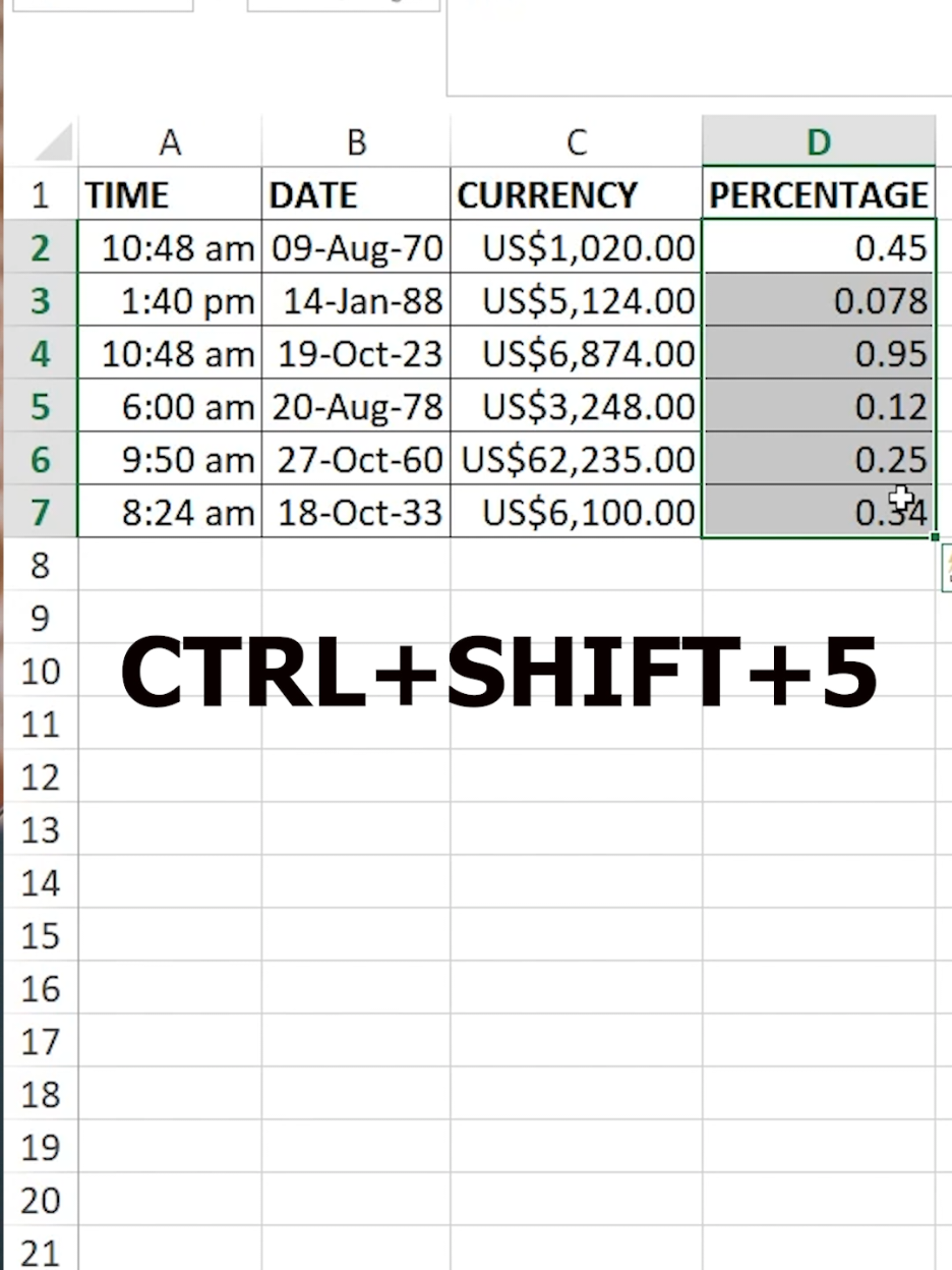 Excel Magic: The Shortest Way of Formatting Your Data #fyp #creatorsearchinsights #exceltutorial 