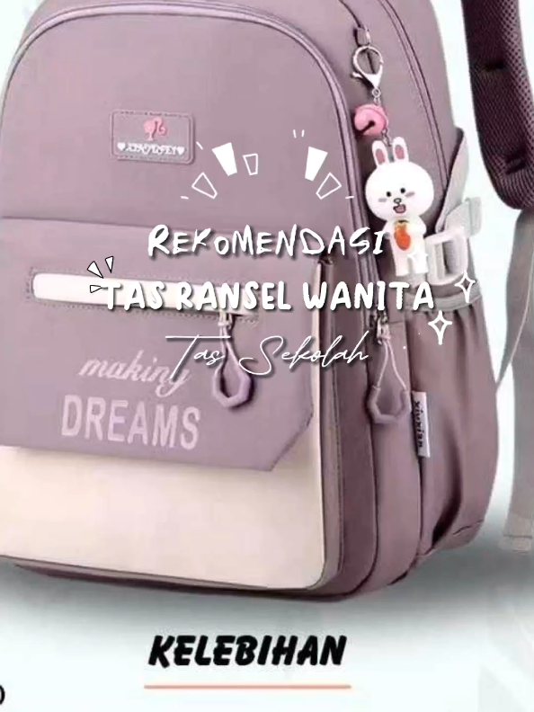 Rekomendasi TAS RANSEL WANITA, Tas sekolah SD SMP #wibgajian #2025 #yearandsale #fyp #fypシ゚viral #fypシ #tasranselanak #tasransel #tasmurah #tasrekomendasi 