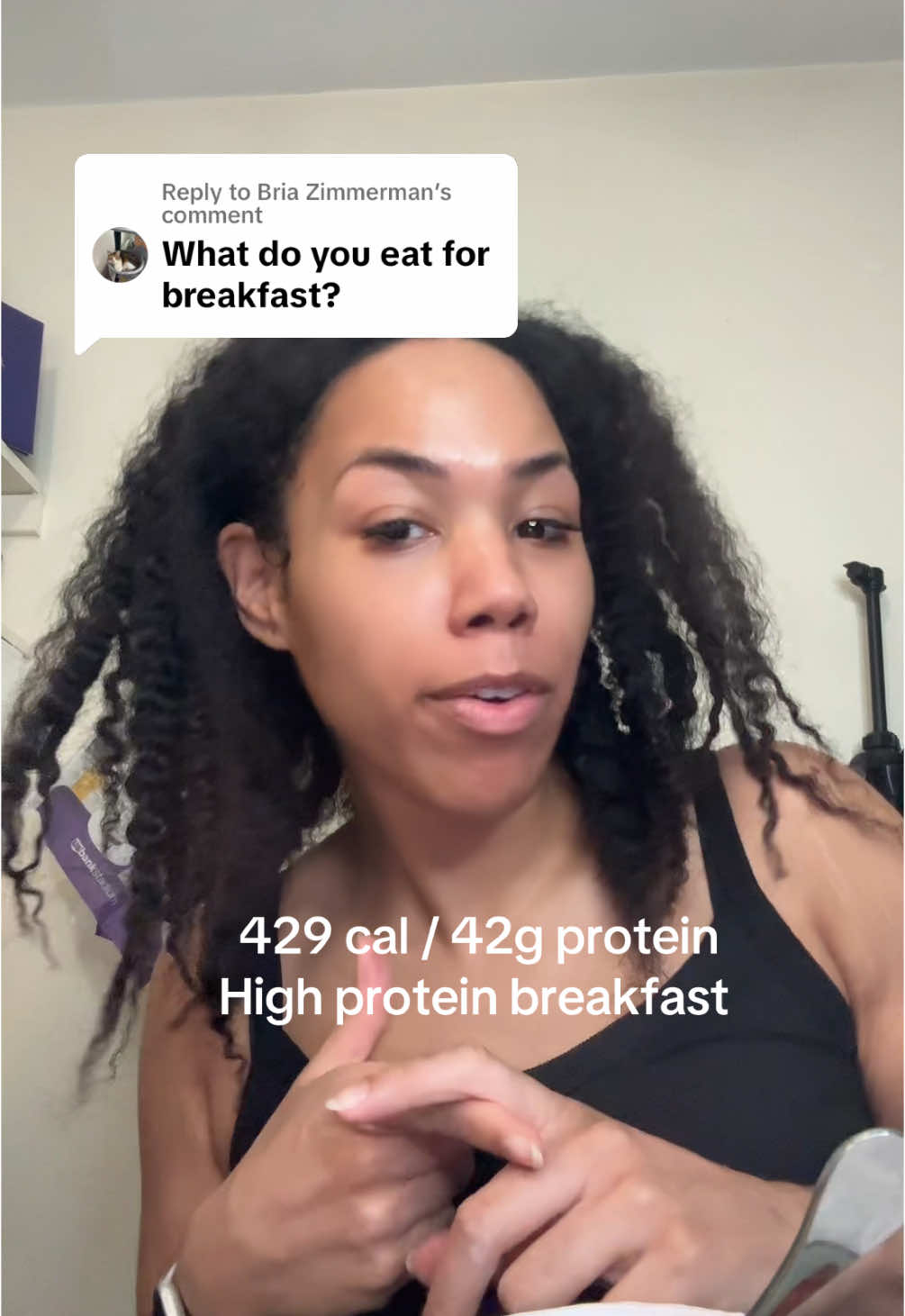 Replying to @Bria Zimmerman This has been my favorite breakfast ever since I tried it! #highproteinbreakfast #whatieatforbreakfast 