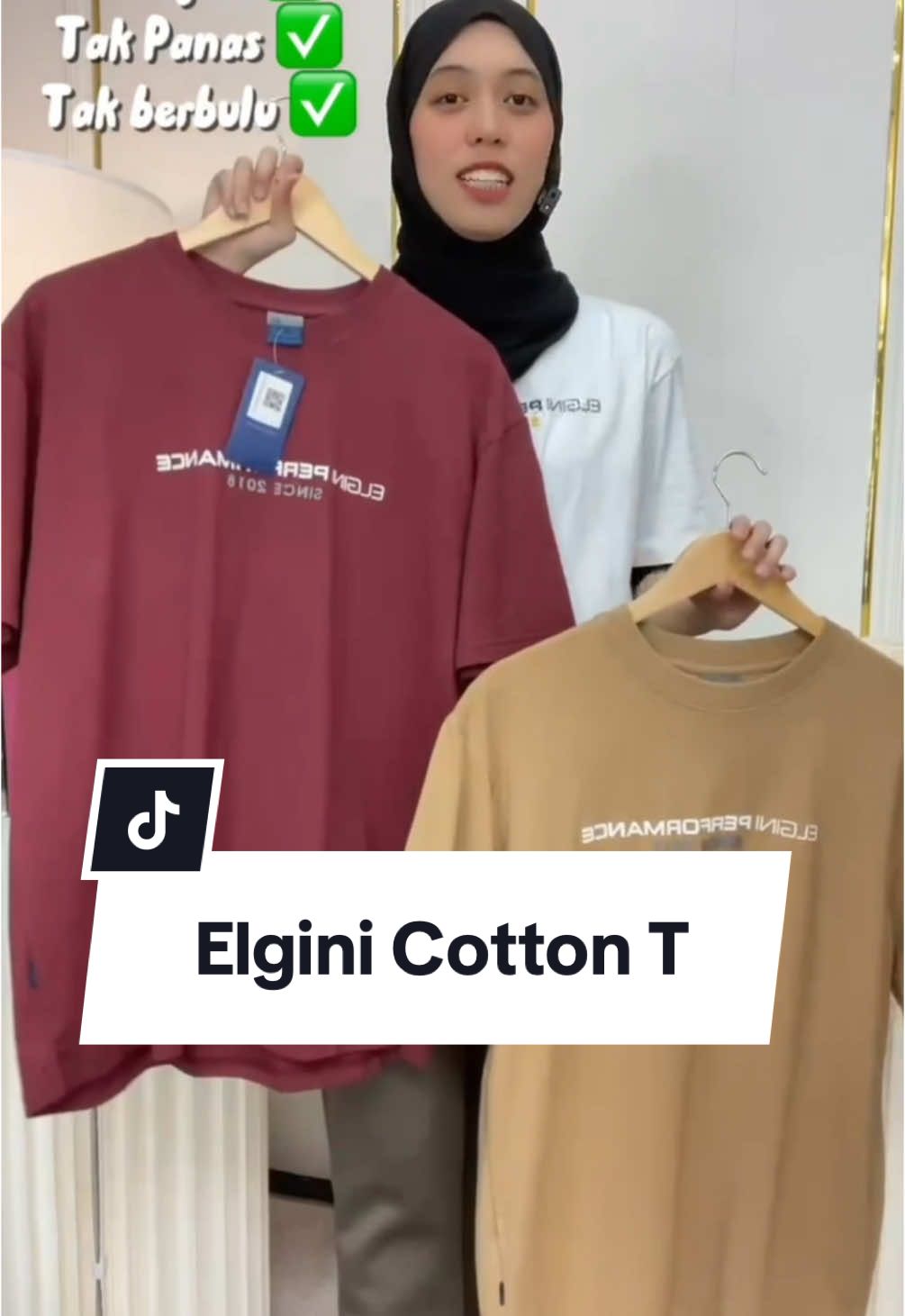 Elgini Cotton T New Arrival✅ Material Lembut tebal✅ 220 gsm✅#elginimalaysia #elgini #cottonT #unisexfashion #fyp #tshirt 