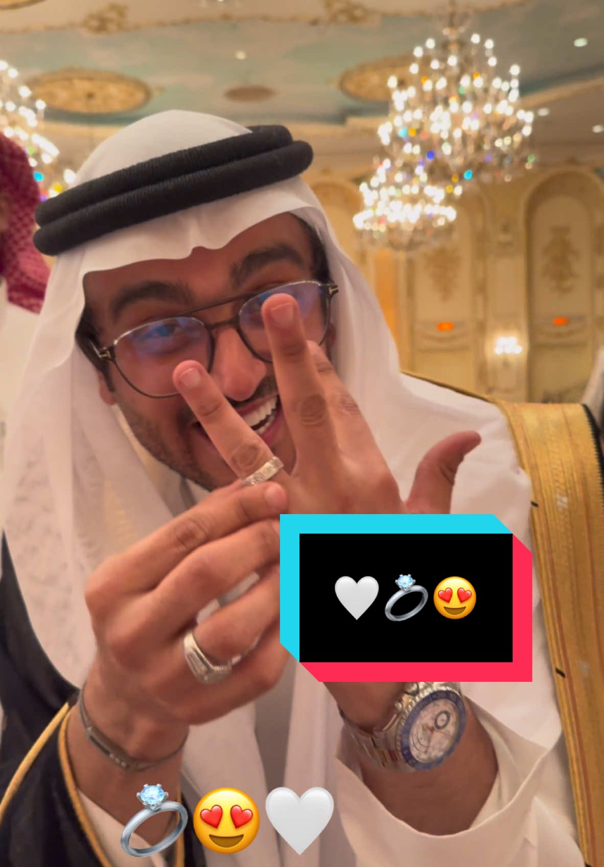 الحمدالله اخيرا 💍🤍😍#اكسبلور #ضحك #ثامر_الغليس_حبوبه 