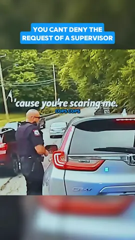 You cant deny the request of a supervisor #cops #copsoftiktok #copstiktok #foryour #fyp