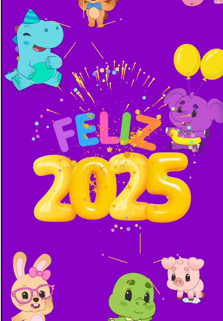 FELIZ ANO NOVOOOO! 🎉🎉💜  Que 2025 seja cheio de aventuras, aprendizados e muuuuuitas risadas e alegria ao lado da TurmaTubeee!  Vamos juntos brilhar ainda mais e espalhar alegria por onde passarmos!! 💜