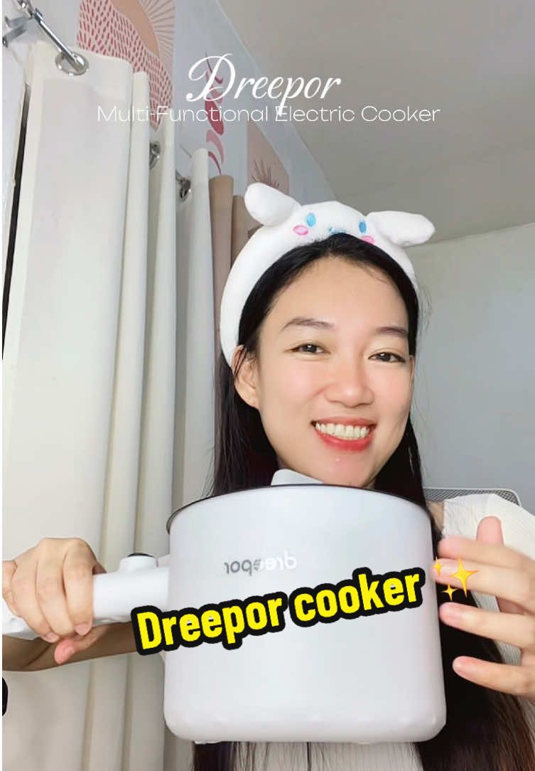 Dreepor Multi-functional Cooker perfect for mabilisang midnight cravings 🤩😋 affordable but quality for only ₱329 lang sulit kana!  #cooker #electriccooker #multifunctional #ricecooker #cookingathome #dreepor #fyppppppppppppppppppppppp #dreepormultifunctionalcooker 