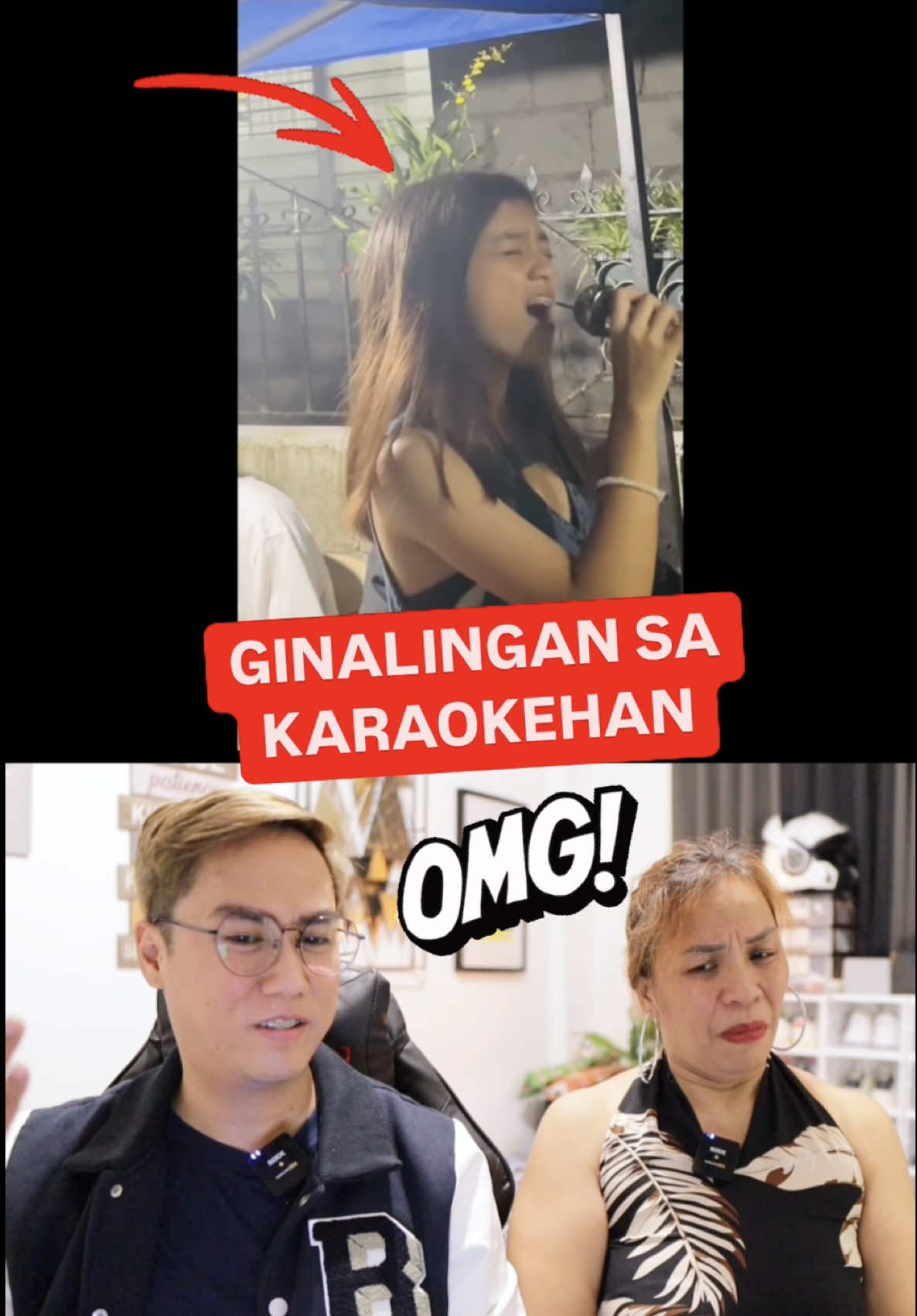 Sino siya?! Ang galing naman ni ate girl at maganda pa. Complete package! Please let us know her name po kasi sinend lang sa amin ang video. CTTO • Reaction with @♠️Tata Pordelliza_tb