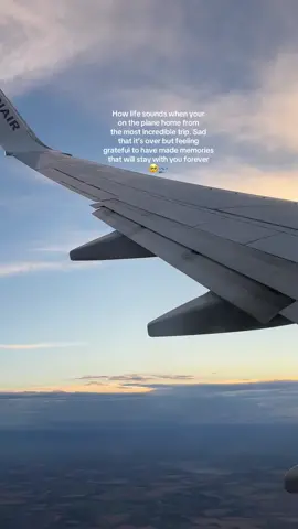 The flight home hits differently ❤️‍🩹 #travel #traveltiktok #flights #airport #airportfeeling 