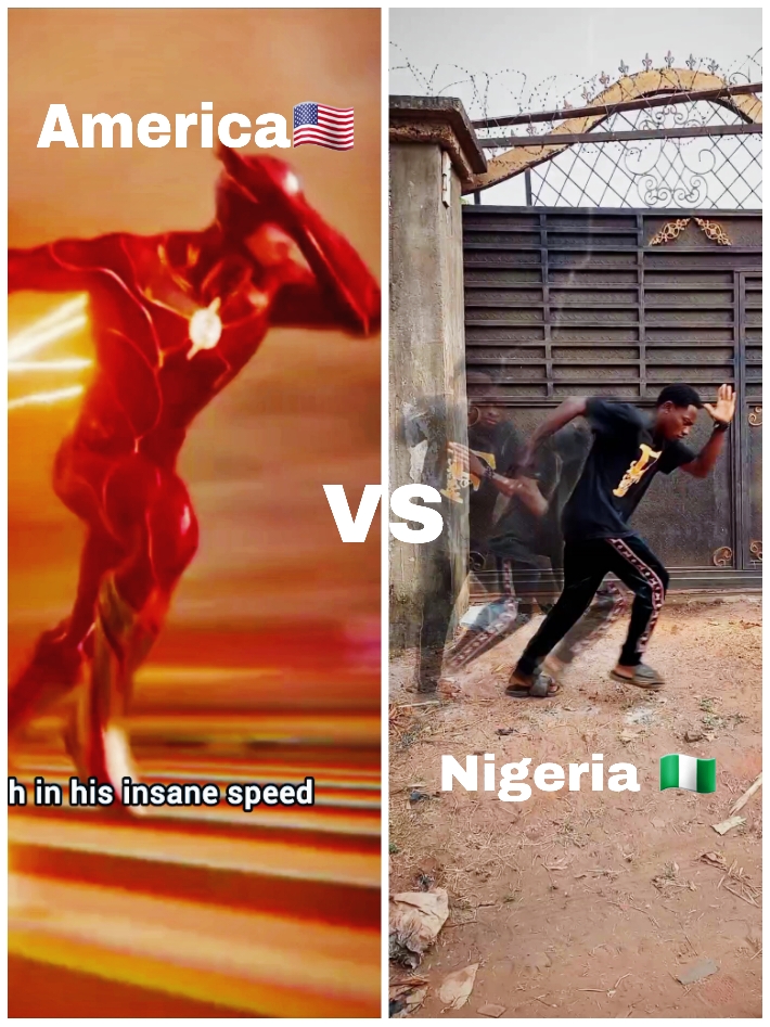 American🇺🇸 Flash movie VS Nigerian🇳🇬 Flash movie 🤣 #fyp #relatable #flash #dc