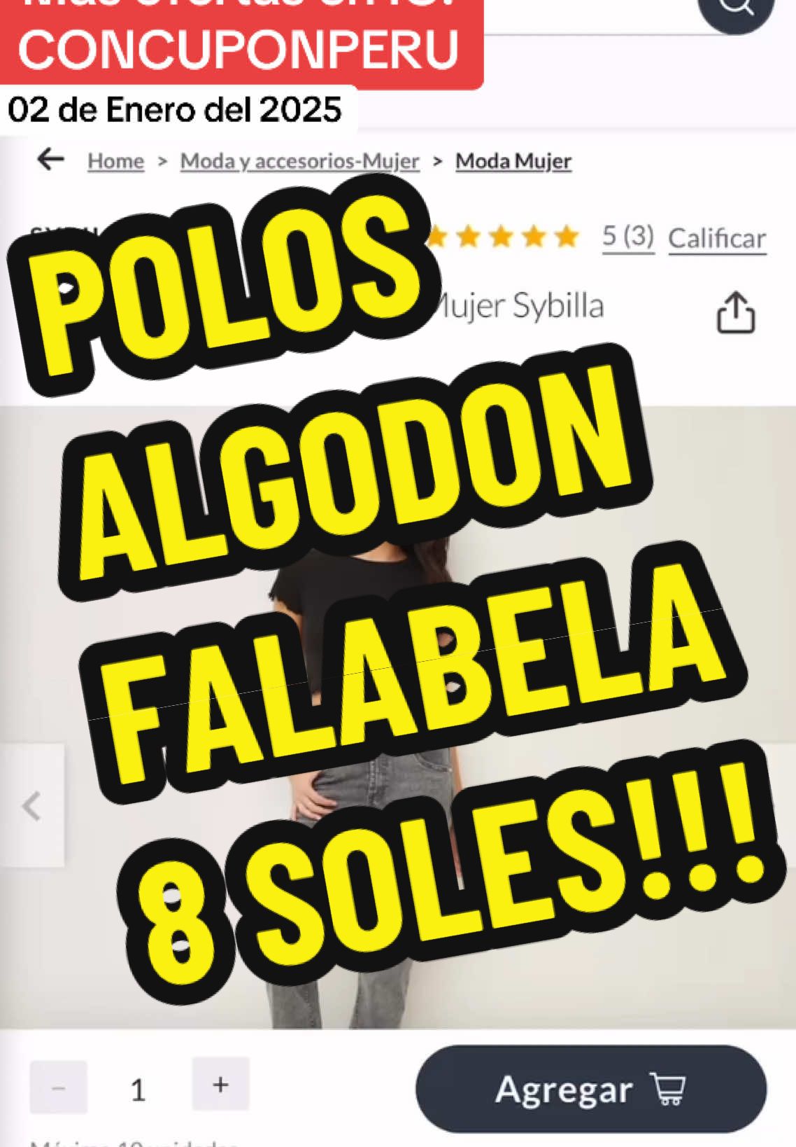 Oferta en web FALABELLA #falabella #falabellaperu #polos #moda #ofertas #descuentos #ahorro 