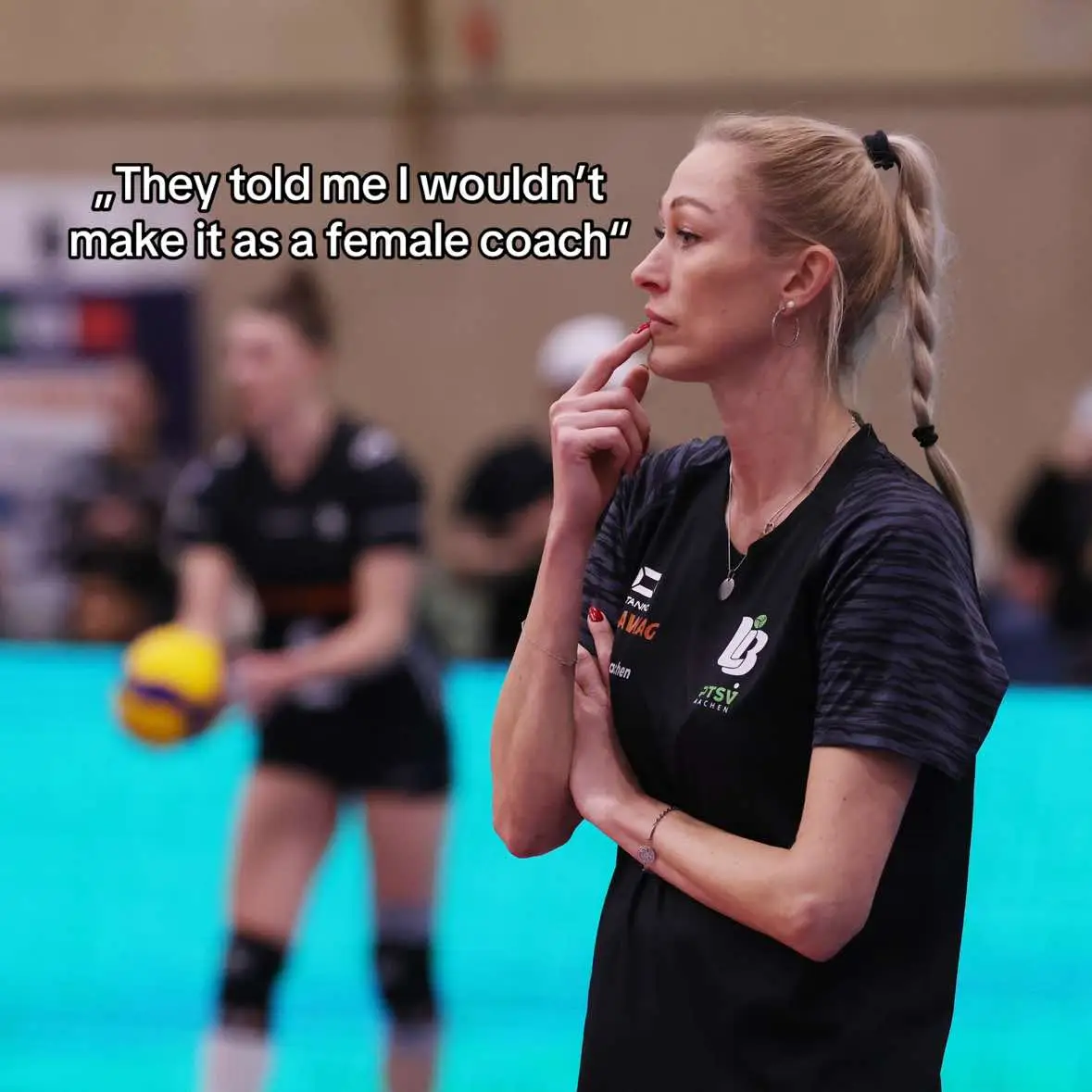 Plus she even played as a Lady in Black in her pro years!🔥 #volleyball #volleyballcoach #coach #volleyballgirls #volleyballgame #ladiesinblackaachen #volleyballteam #volleyballworld #foryou #volleyballteam 