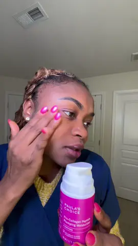 This peptide moisturizer from @Paula’s Choice gives instant moisturizer and instantly hydrate the skin. I have use this for 2weeks and I am in love with this peptide moisturizer.  Skincare Products:  Pro-Collagen Peptide Plumping Moisturizer. $49 Benefits 💓💓💓 💓💓A lightweight gel-cream with clinically proven results.  💓💓Packed with 3X Pro-Collagen Peptides for intense 24-hour 💓💓💓💓💓hydration instantly plump, 💓💓💓💓bouncy skin. This new item is not eligible for discounts. Clinically proven to visibly plump & improve bounce* 90% saw instant plumping** 24-hour hydration Help maintain healthy collagen levels.  #moisturizer #peptidemoisturizer #moisturizerviral #giftedbypaulaschoice #newskincareproducts 