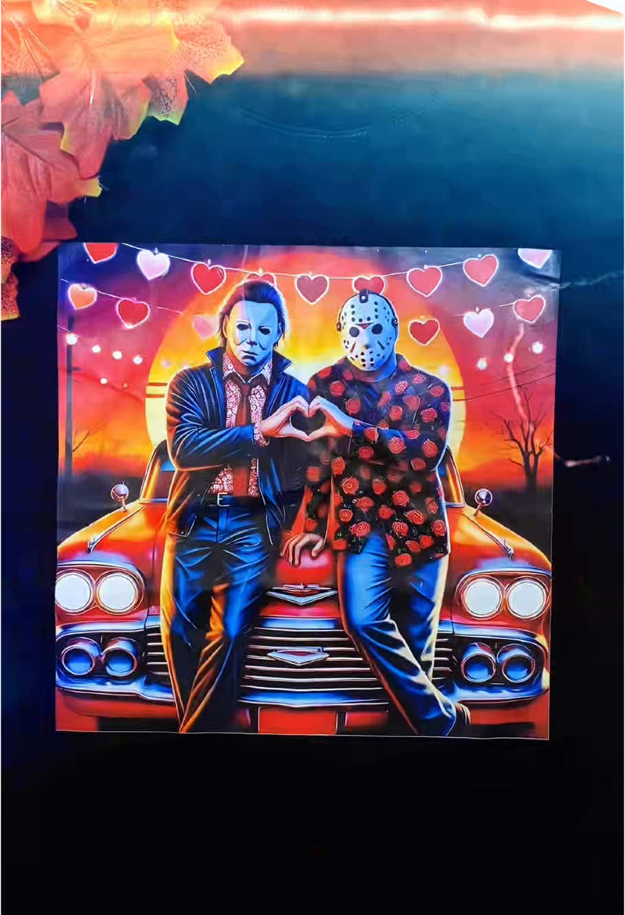 This shirt is so lovely 🥰🥰🥰 #valentine #ValentinesDay #valentinesdaygift #valentinesdaygiftideas #happyvalentinesday #valentinesdaygift #valentinesdaygiftideas #valentine2025 #happyvalentinesday #giftforhim #horrorvalentines #horrorcharacters #jasonvoorhees #michaelmyers #fyp #shirt #couple #coupleshirt