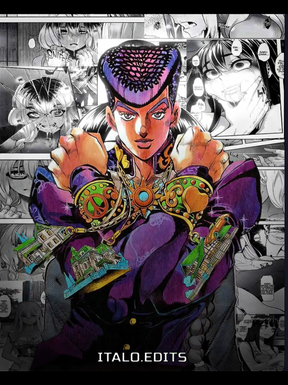 OBRIGADO JOSUKE 😭... |#josukehigashikata #crazydiamond  #jojosbizarreadventure #metamorphosis #mangaedit #antipiracyscreen #fy #fyp #fypviralシ 