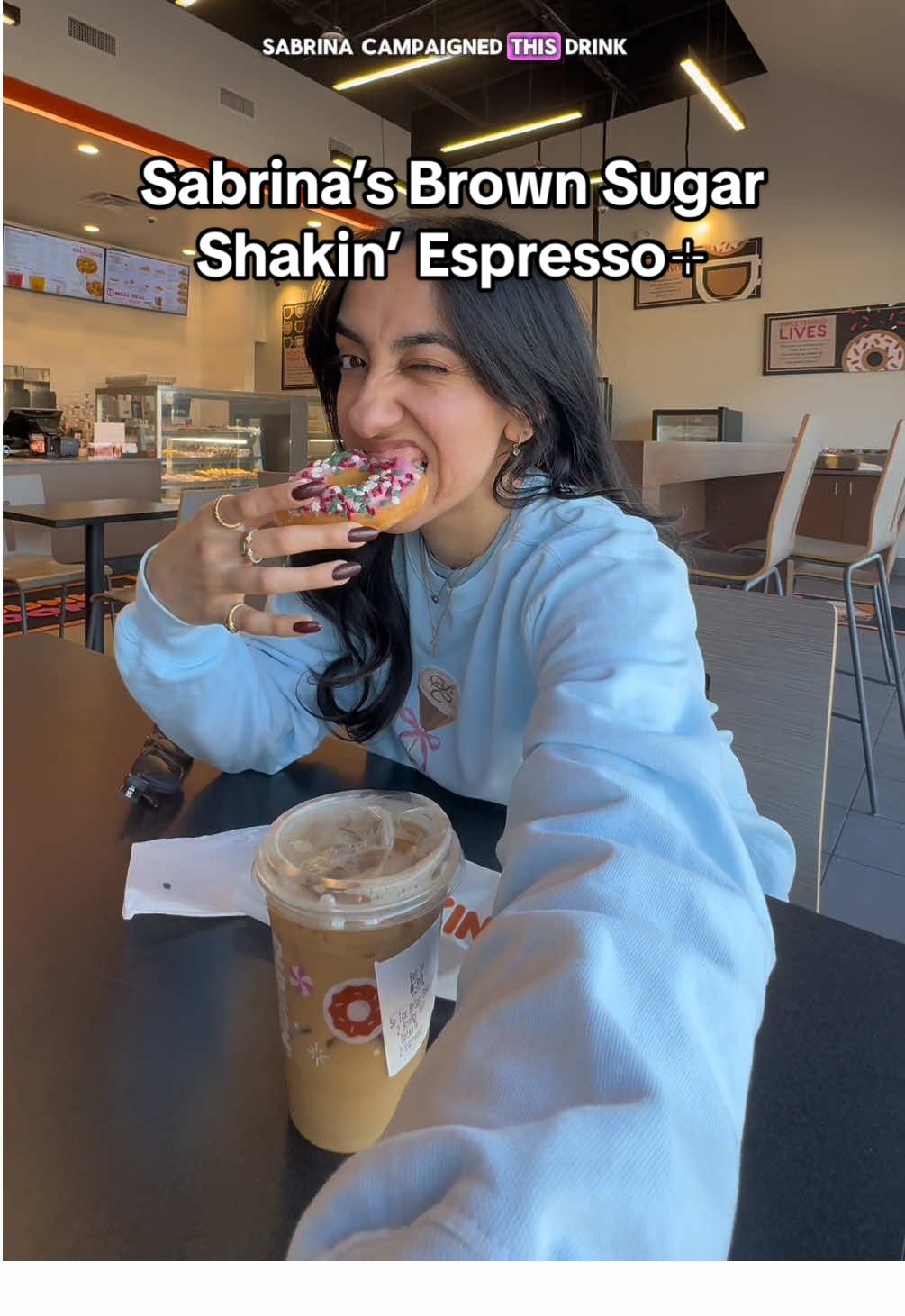 Shakin’ my way to @Dunkin' to try the @Sabrina Carpenter Brown Sugar Shakin’ Espresso ⊹ ࣪ ˖ 🩷🧡 #dunkin #sabrinacarpenter #shakenespresso #dunkindonuts #teamsabrina #brownsugarshakenespresso #sabrinacarpentermerch #espresso #merch @Team Sabrina 