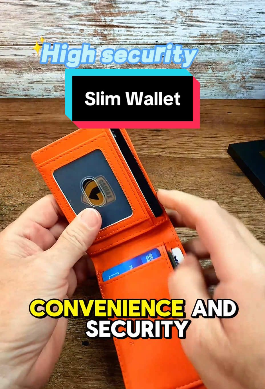 Slim Wallet Rfid Blocking #wallet #rfidblocking #menswallet #mademyyear  #TikTokYearEndSale  #tiktokshopholidayhaul @GSOIAX 