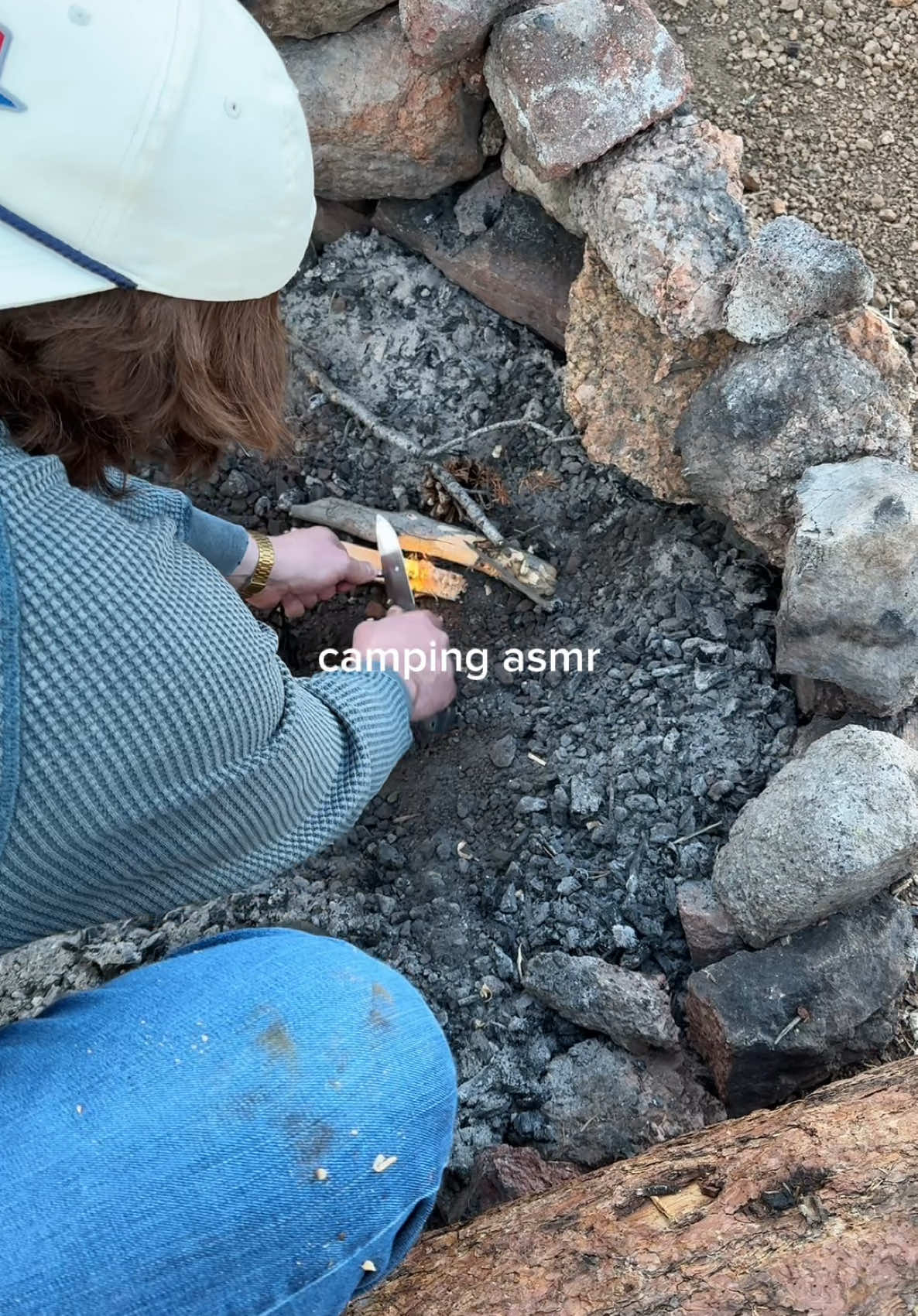 If it’s not camping ASMR, we don’t want it 😌 #camping #campingasmr #asmr #campsites #dispersedcamping #pnw #olympicnationalpark #campfire #washington