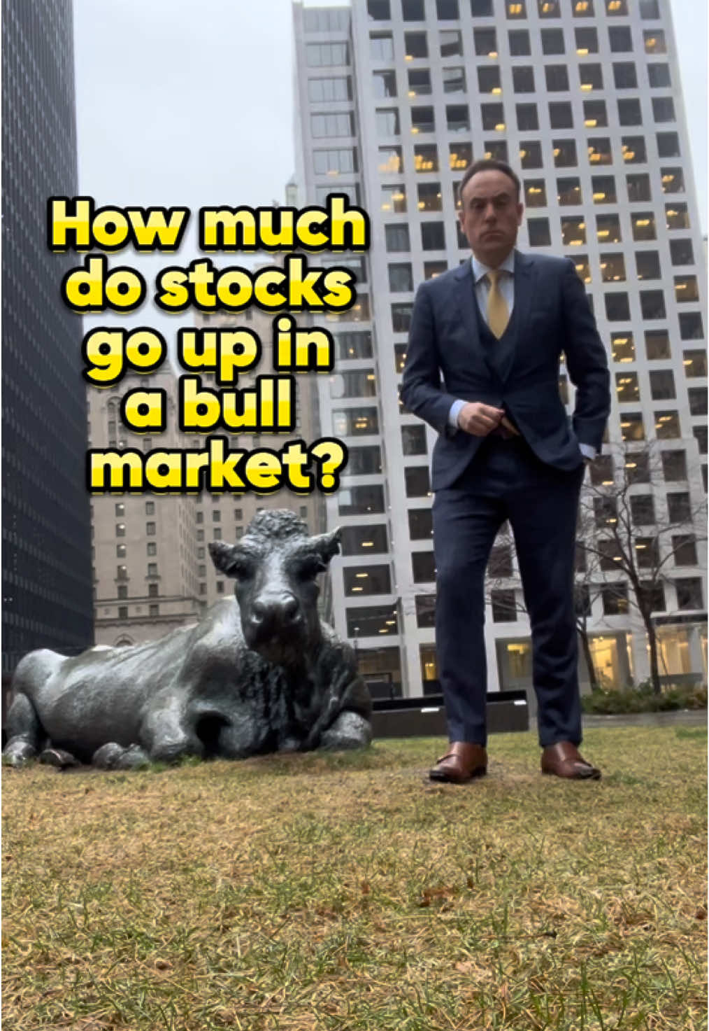 How much do stocks rise in a bull market? #stocks 