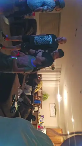 From dancing to this in the bars on NYE to dancing in the living room with our kids. 🤣 #NYE #30 #mom #momlife #cupidshuffle #dancing 