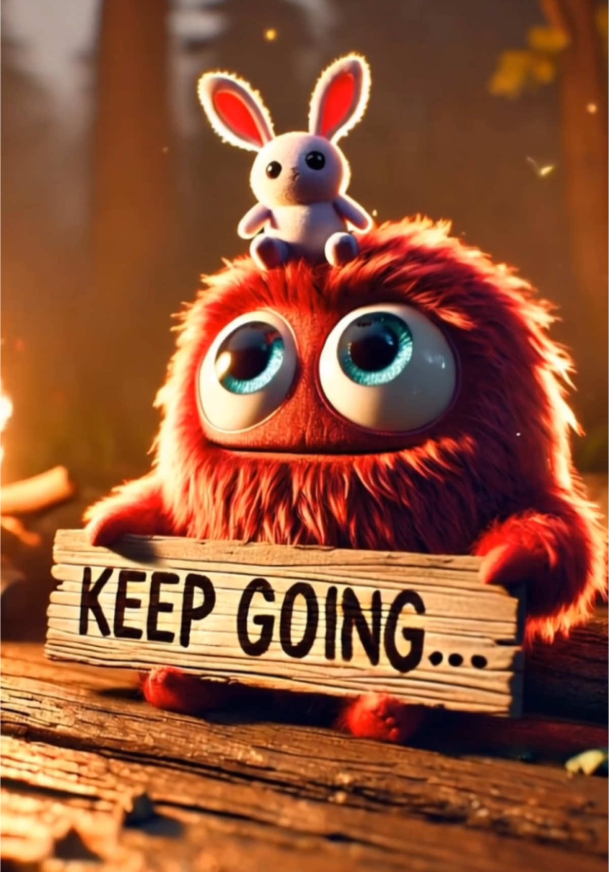 Keep going, the world need you 🙏