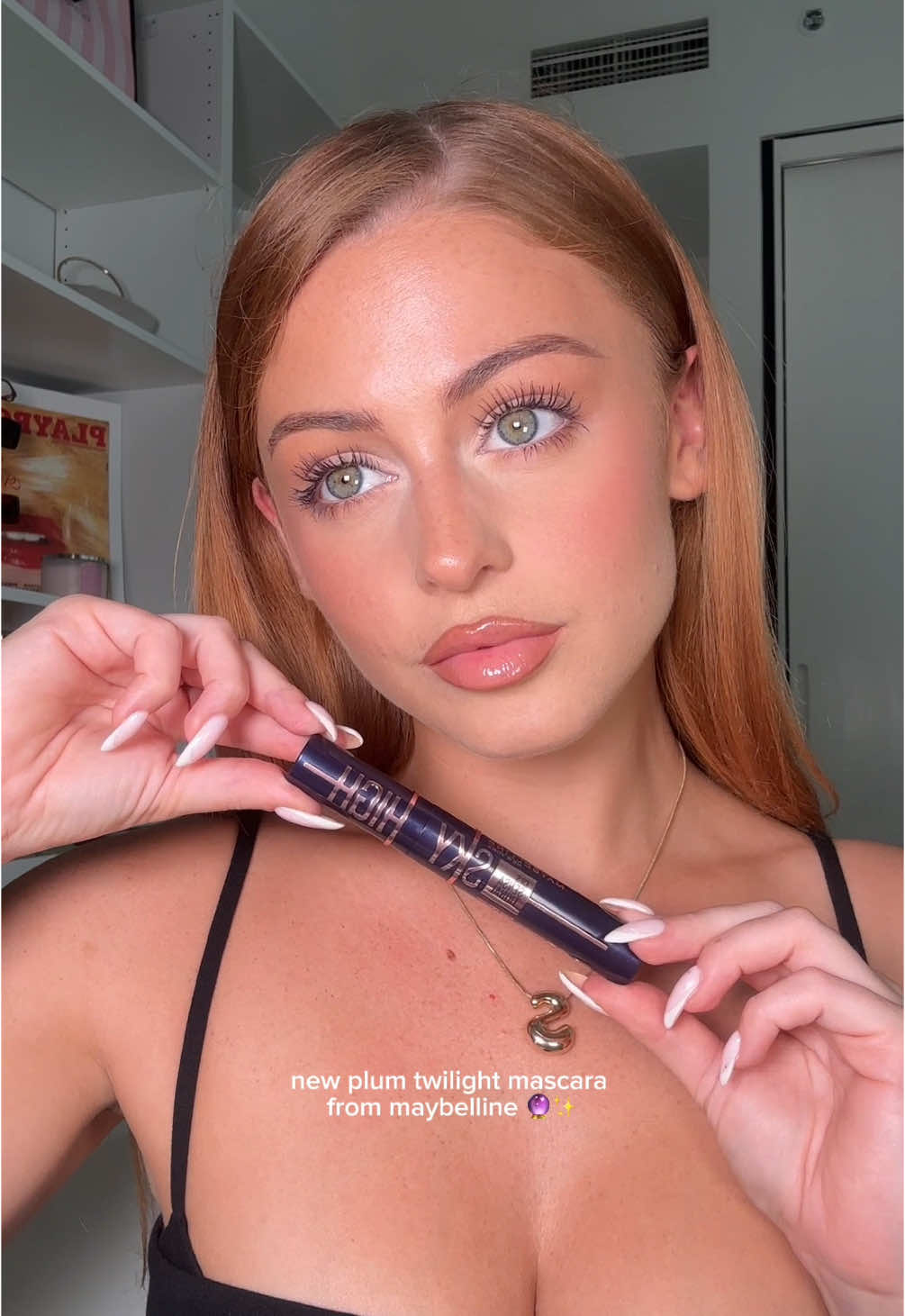 #ad. a new sky high shade for the green and brown eyed girlss 🔮✨@MaybellineUK Plum Twilight sky high mascara!! #mascara #greeneyes #plummascara #colourtheory #skyhighplum