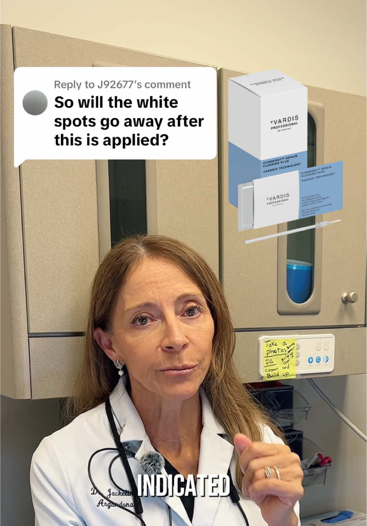 Replying to @J92677 🦷 Vardis is exclusively for early-stage (incipient) cavities, which can sometimes appear brown or black—not necessarily white. If you’re dealing with white spots, they’re often caused by enamel malformation or demineralization, and Vardis isn’t formulated for that. 💡 Instead, products like Icon are specifically designed to target and eliminate those pesky white spots. Whether they’re cosmetic or structural, Icon works wonders by restoring the enamel’s natural appearance! Got more questions about dental care or the best solutions for your smile? Drop them below! We love educating our patients and followers about how to maintain a healthy, confident smile. 😁✨ #AskDrA #DentalTips #LiveOakDentalCare #HealthySmiles #CavityPrevention #WhiteSpots #IconTreatment #LeanderTX #GeneralDentistry #OralHealth #AdultSmileCare 