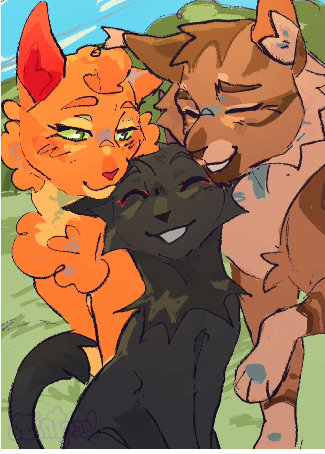 3rd time repost lets hope the sound doesn’t get muted, if it does check my IG out i posted it there too #capcut #warriorctas #BookTok #furry #fyp #artist #edit #hollyleaf #bramblestar #squirrleflight #leafpool #meme #cats 