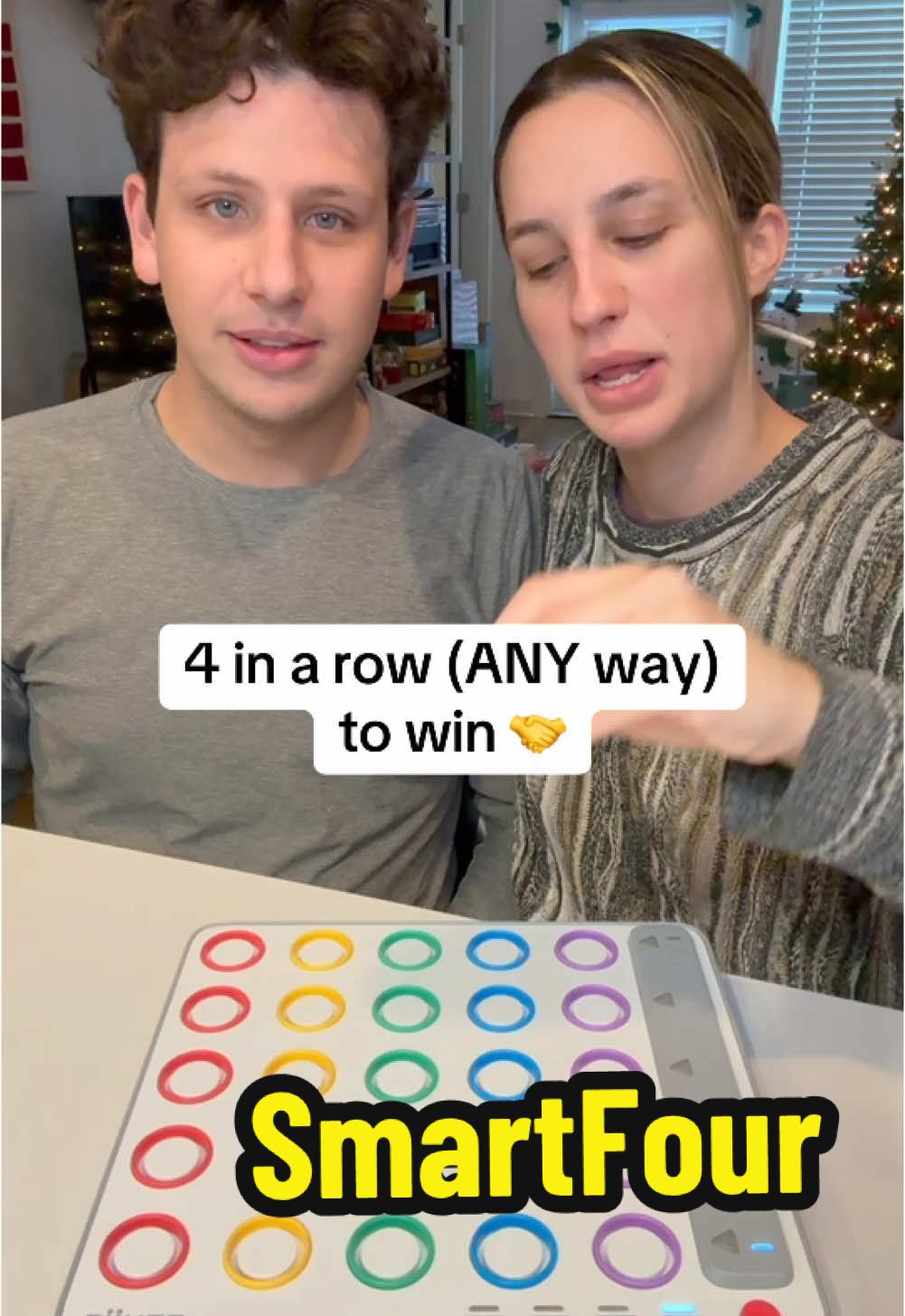 Connect 4 Level EXTREME…👀🔥🤝 #smartfour #connect4 #boardgametok #couple 