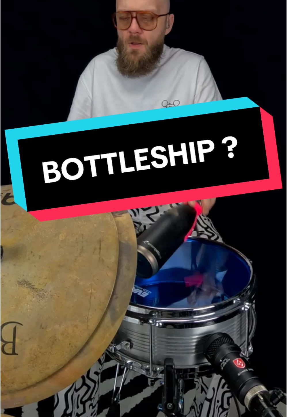 BOTTLESHIP ?  MY SAMPLE PACK LINK IN MY BIO 🙌 #fypツ #fyp #drums #drummer 