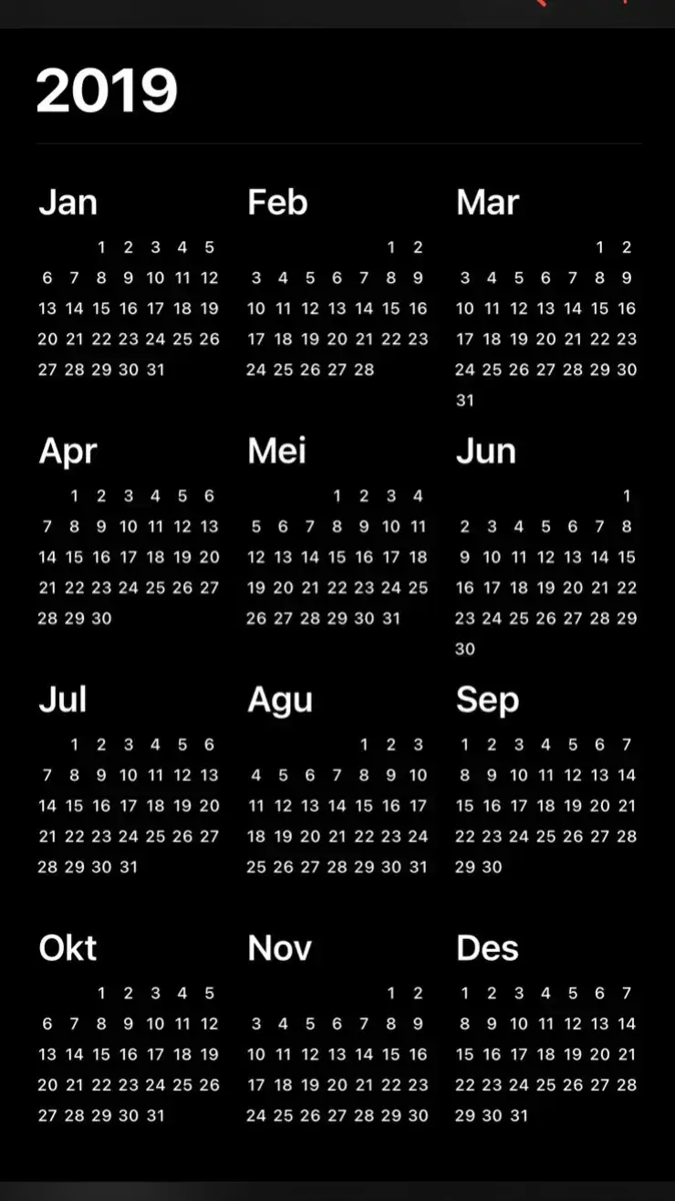 mentahan kalender 