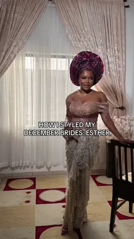 One thing about my Nammiri brides? They’ll body their looks. Nothing I love more than seeing my bride’s personality shine through. It’s always more than just clothes. Both outfits were made by @Olusola Philips ✨✨ #nigerianbride #bridalmakeup #naijatiktok #bellanaijaweddings #yorubabride #naijaweddings #owambe #nigerianwedding 