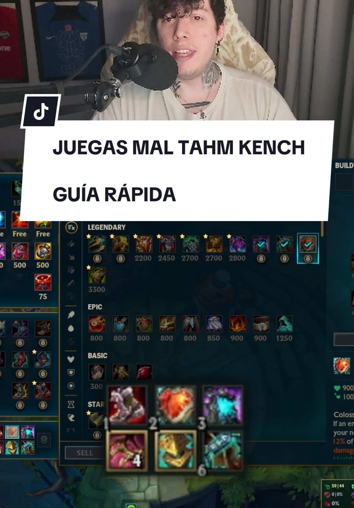 Cómo jugar Tahm Kench en menos de cinco minutos 🐸 #leaguetok #leagueoflegends #parati #fyp #sup #tahmkench #attila 