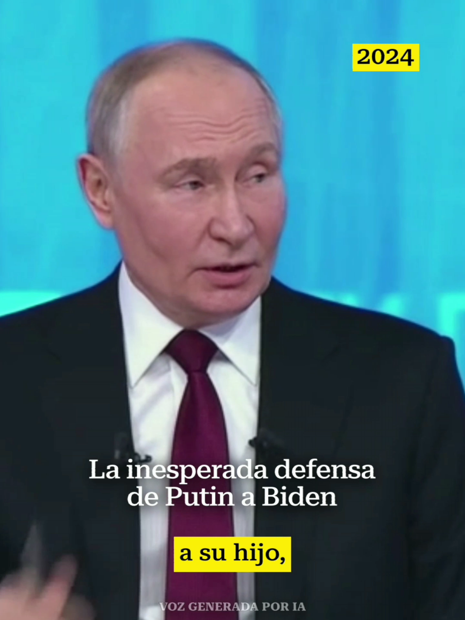 Putin reflexiona sobre el indulto de Biden a su hijo Hunter Al comentar la noticia del indulto de Joseph Biden a su hijo Hunter, Putin se puso inesperadamente del lado del presidente estadounidense. #putin #rusia #presidente #occidente #estadosunidos #eeuu #biden #ley #derecho #derechohumano #trump #donaldtrump #donald #elecciones #votacion #eleccion #actualidad #internacional #presidencia