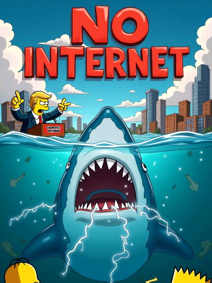 Simpsons Predicted It! Giant Shark Causes Total Internet Shutdown on 16th January 2025 😱💀☠️ #simpsonsclips #simpsonfan #simpsonsclipz  #simpsonspredictthefuture #simpsonspredictions #simpson #simpsonsclipz #simpsons 