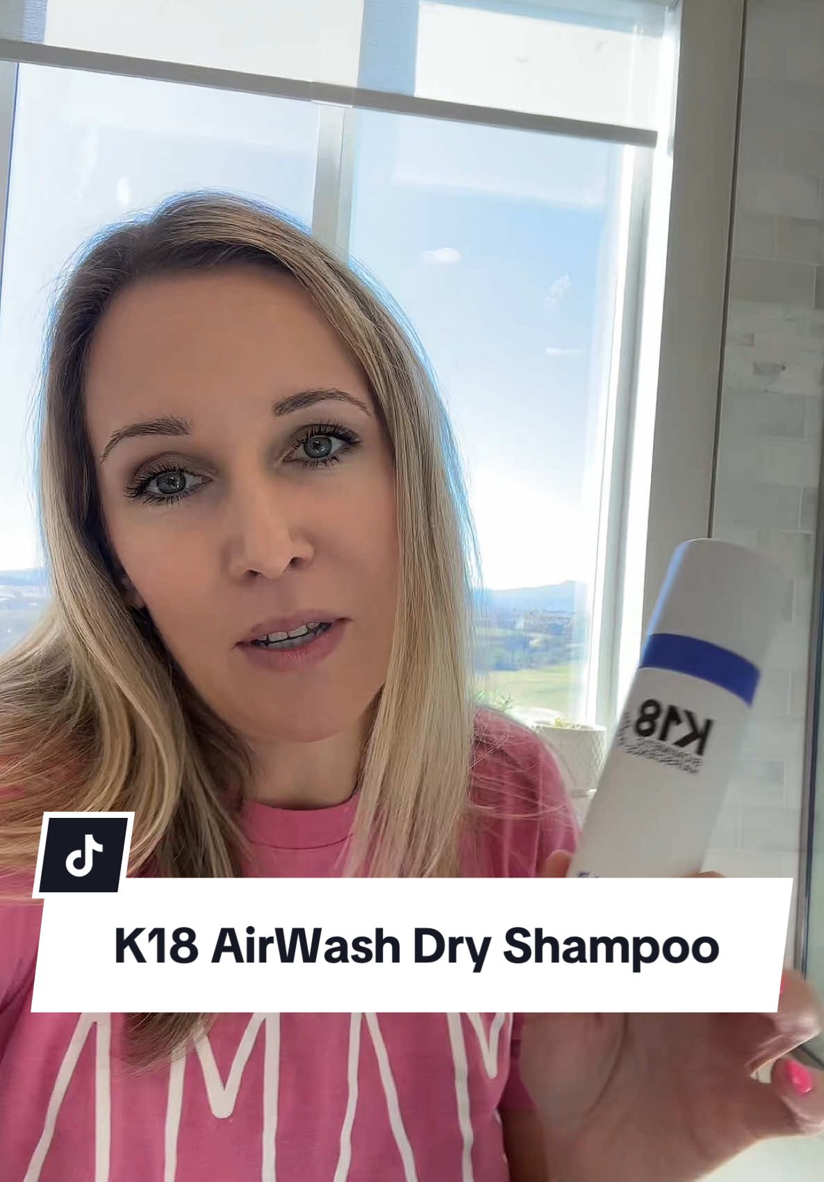 If you hate washing your hair you will love how well this K18 AirWash dry shampoo works! #k18partner #k18dryshampoo #dryshampoo #nonaerosoldryshampoo #hairtips 