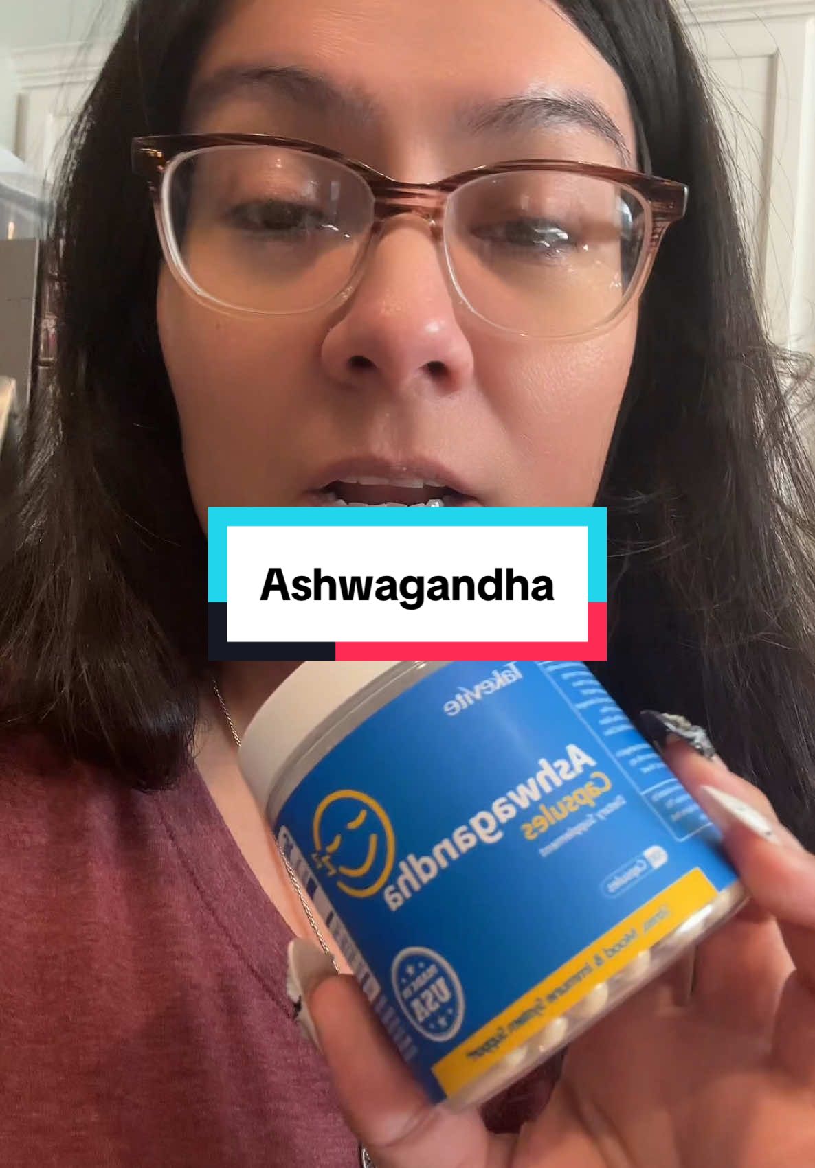 Ashwagandha capsules! Helps with mood, stress and immune support! Get it right here! #vitamins #ashwagandha #takevite #purpleticket #tiktokmademebuyit 