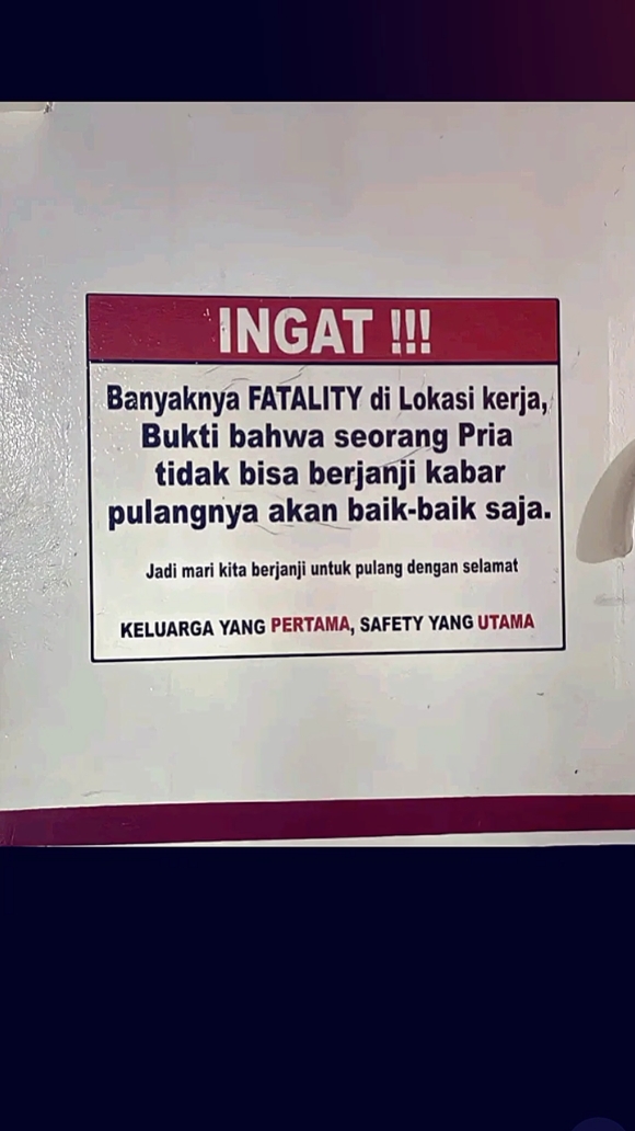 keluarga yg utama, safety yg pertama 💪#fyp #kuli #kuliproyek #perantau 