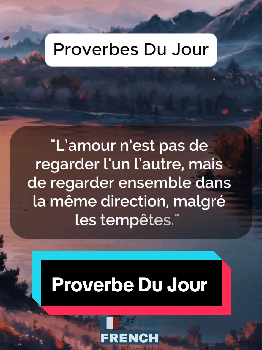 Proverbes Du Jour  @Speak French Fluently  #proverbedujour #proverbe #pourtoi #france🇫🇷 #languefrançaise #speakfrenchfluently #phraseinspirante #explore #Motivation #FrançaisLangue #viralvideo 