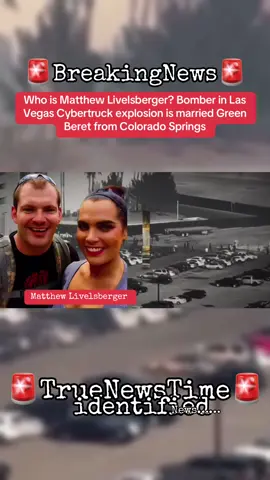 Tesla Cybertruck bomber Matthew Livelsberger is a long-serving married Green Beret who was on leave from active duty when he carried out the attack outside Donald Trump's Las Vegas hotel.  #donaldtrump #tesla #elonmusk #lasvegas #explosion #pictured #CapCut 