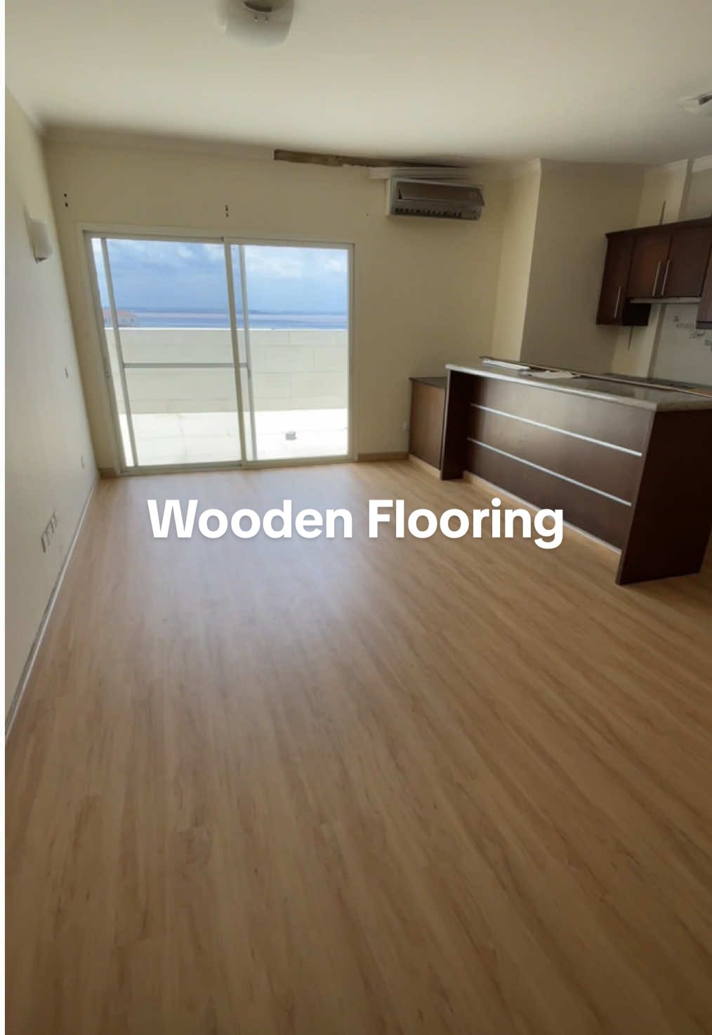 Cover your tiles with wooden flooring. This one move will transform your space. #woodenflooring #hometransformation #interiordesign #lagosinteriordesigner #interiordesigntips #bedroomrenovation 