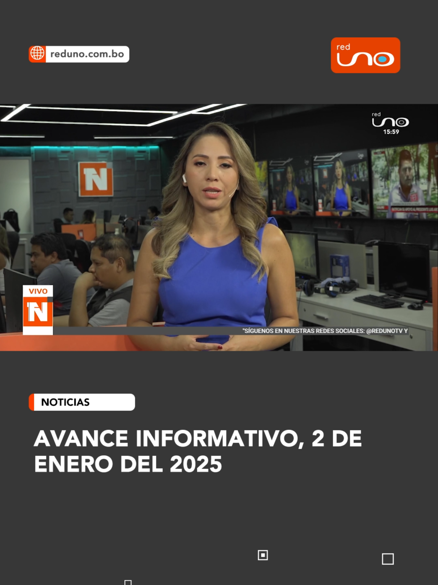 #Bolivia I Avance informativo de hoy, 2 de enero del 2025. ▶️ Más información en www.reduno.com.bo #RedUno #RedUnoDigital #Notivisión